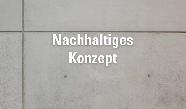 Nachhaltiges Konzept