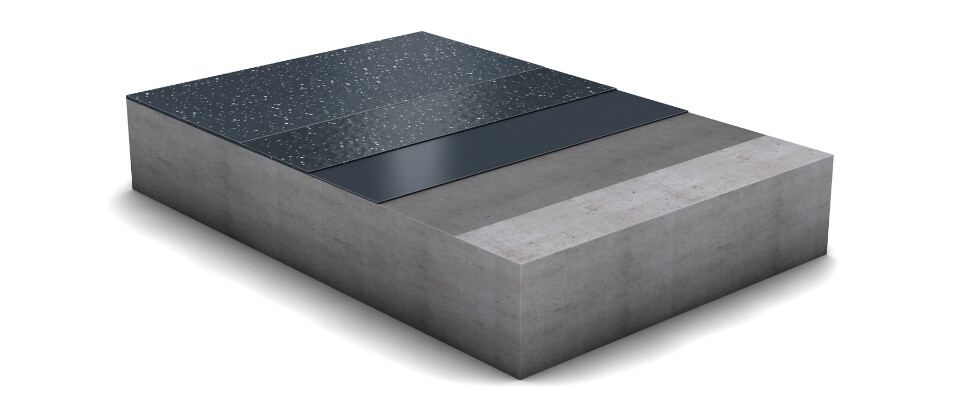 Systemaufbau MC-DUR TopSpeed + Dekorchips&nbsp;