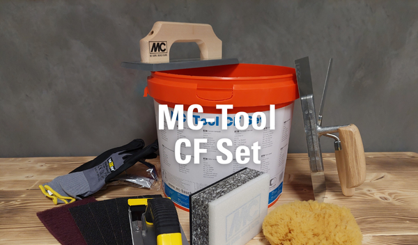 MC-Tool CF Set f&uuml;r die ganzheitliche Verarbeitung des Betonkosmetiksystems