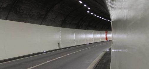 Blick in den sanierten Aeuli-Tunnel