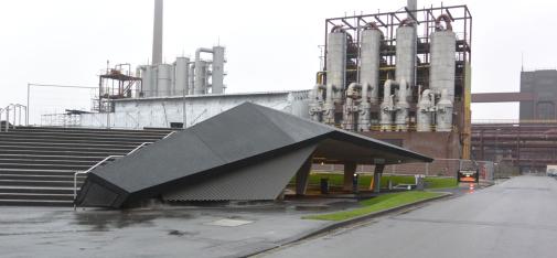 Ein weiterer echter Hingucker ist das neue Parkhaus auf dem Areal des Weltkulturerbes Zeche Zollverein, bei dem auch Produkte der MC eingesetzt wurden.