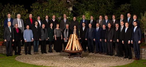 Gruppenbild der diesjährigen Jubilare der MC-Bauchemie. 