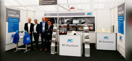 MC team shows MC's tunnel-related expertise at the WTC in Bergen.