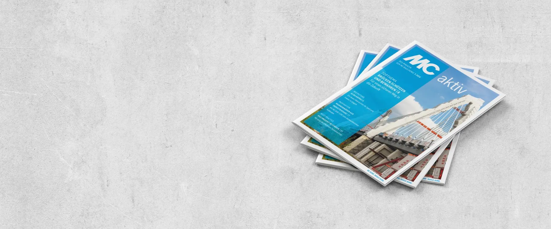 TOPTHEMA dieser Ausgabe: Brücken schützen und bewahren - für einen sicheren Weg in die Zukunft