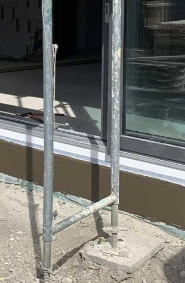 Nahaufnahme einer Baustelle