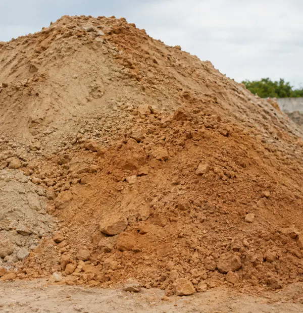 Alternative Sande auf einer Baustelle