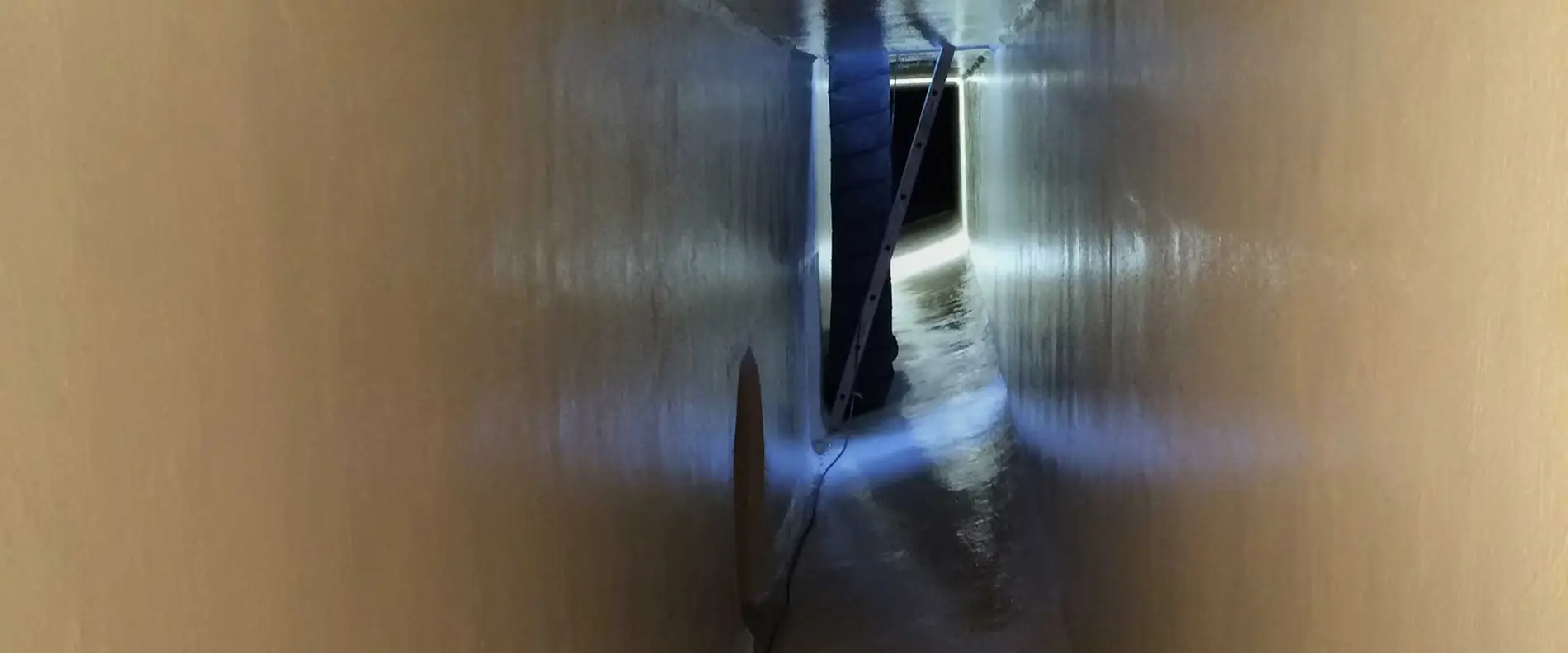 Sanierung des Rücklaufschlammkanals