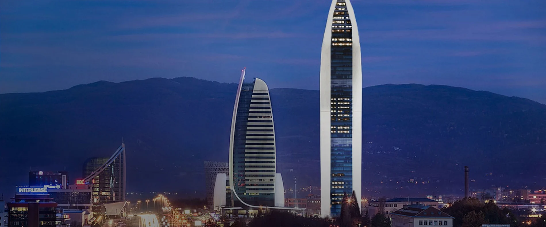 Hochleistungs-Fließmittel der MC stecken im Beton, mit dem das Fundament, der Gebäudekern, die Säulen und die Decken des Sky Fort Business Centers gebaut worden sind.