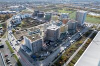 Blick auf das gesamte Neubauprojekt