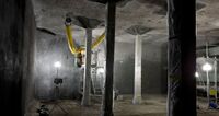 MC-RIM PW 111 wurde für den Wand- und Deckenbereich des Trinkwasserbehälters eingesetzt.