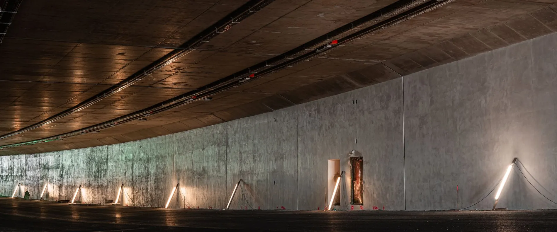 Blick in den Autobahntunnel