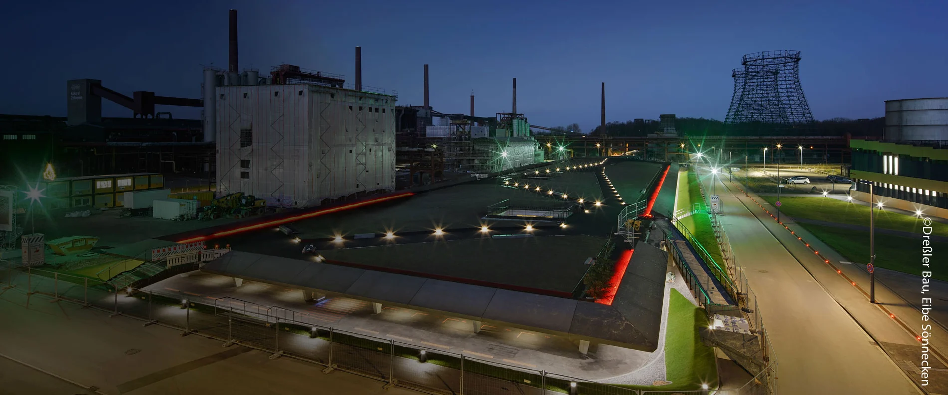 Modernes Parkhaus auf Zeche Zollverein / ©Dreßler Bau, Eibe Sönnecken