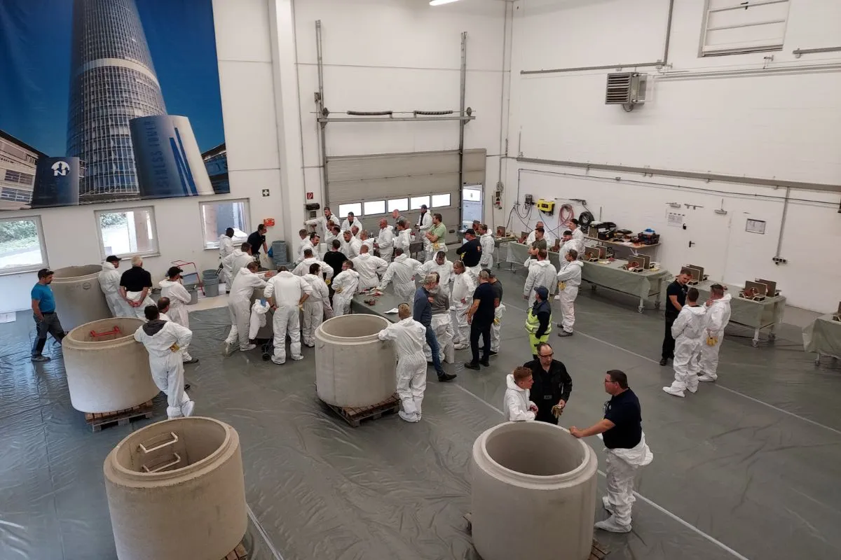 Hier konnten die Teilnehmer auch selbst Hand anlegen und das Erlernte praktisch umsetzen. 