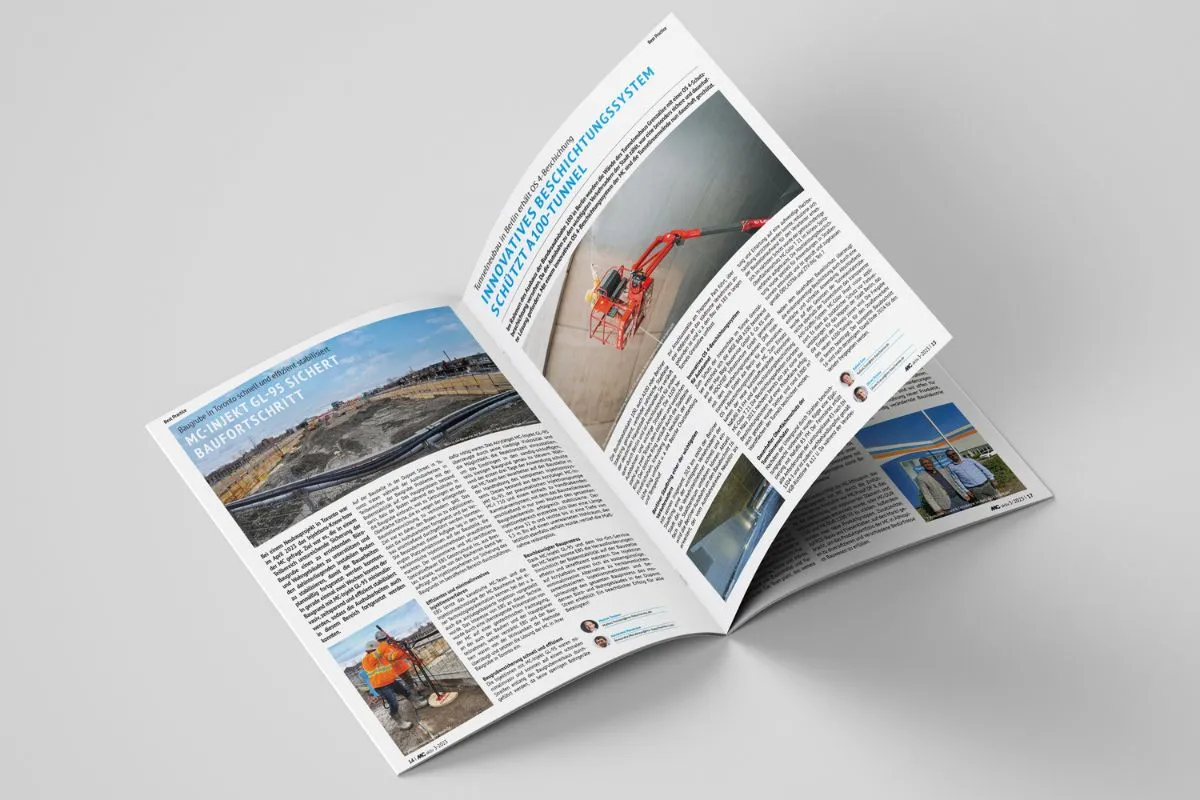 Darüber hinaus bieten wir wieder einen interessanten und inspirierenden Mix aus Innovationen, Projekten und internen Neuigkeiten aus der Welt der MC-Bauchemie.