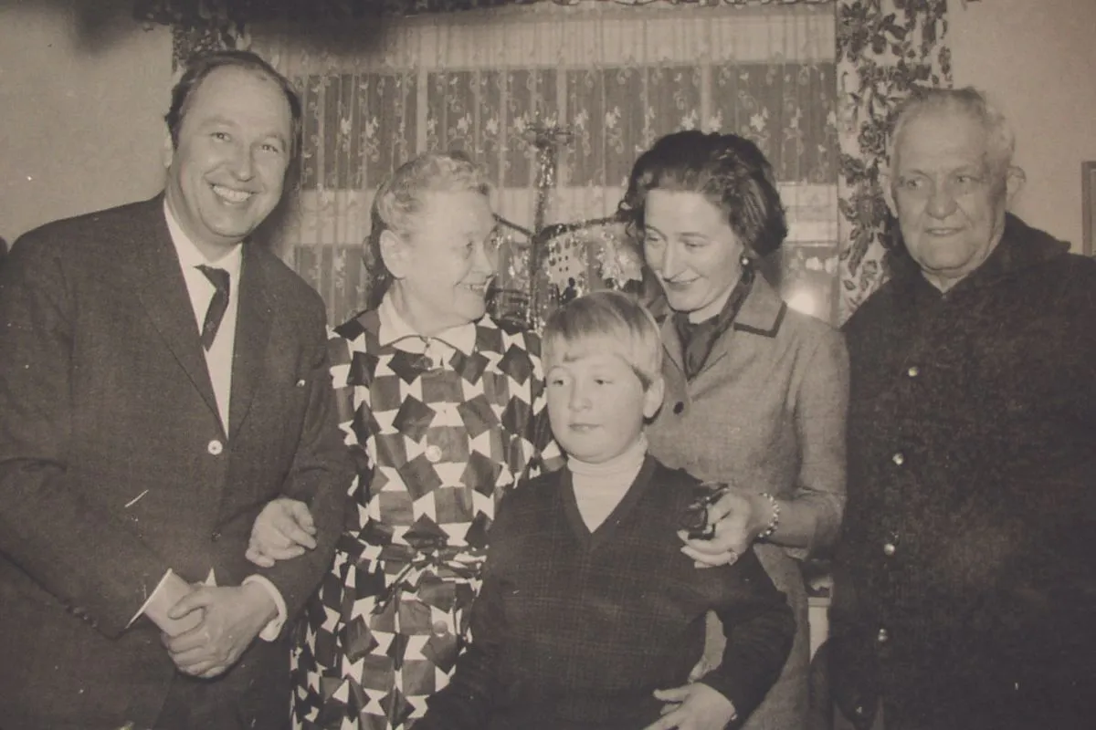 Die Gründerfamilie Müller in den 1960er Jahren.