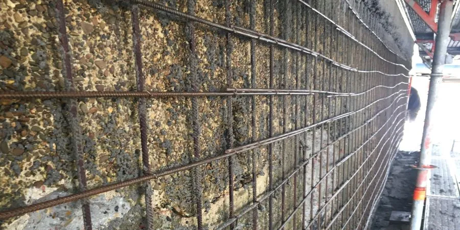 Die Ausgangssituation des Brückenpfeilers