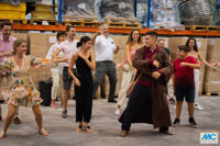 Ein weiterer Teil der Familienspiele war eine Tanzeinlage.