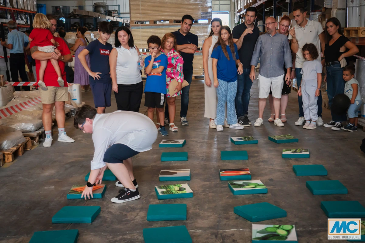 Außerdem durften die Familien Junior Memory spielen.