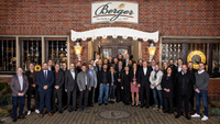 Gruppenfoto der diesjährigen Jubilare im Gasthof Berger in Bottrop-Kirchhellen.