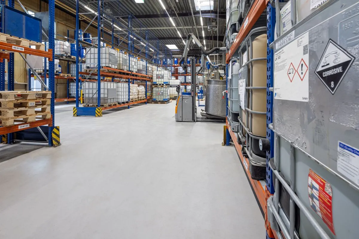 Blick in eine Lagerhalle