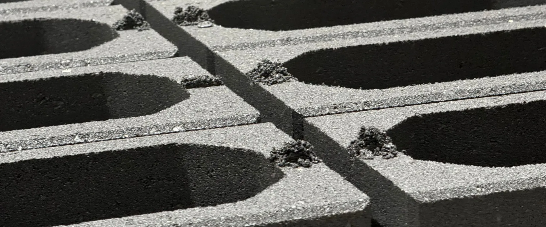 Bild von aneinandergereihten Pflastersteinen