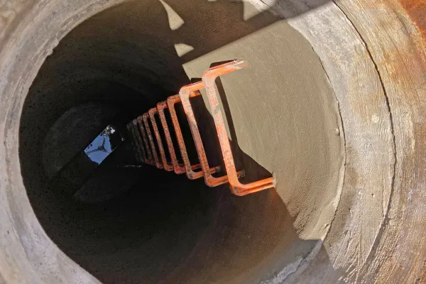 Mineralische Kanal- und Schachtsanierung mit ombran MHP fine