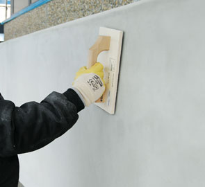 Beton ausbessern und schöner machen